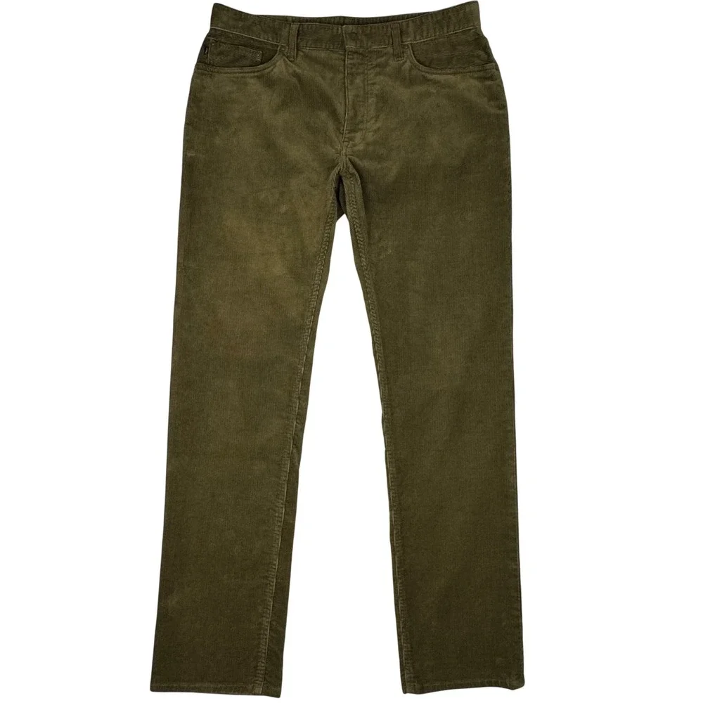 Vtg‎ Talon 45 Polo Ralph Lauren Corduroy Pants Stretch Straight Men 34x34 Brown